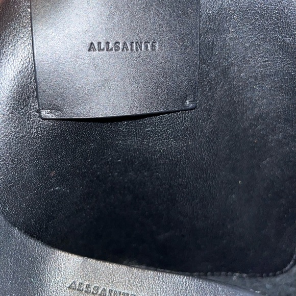 ALLSAINTS ‘Pearl’ Hobo Leather Bag - Picture 10 of 15